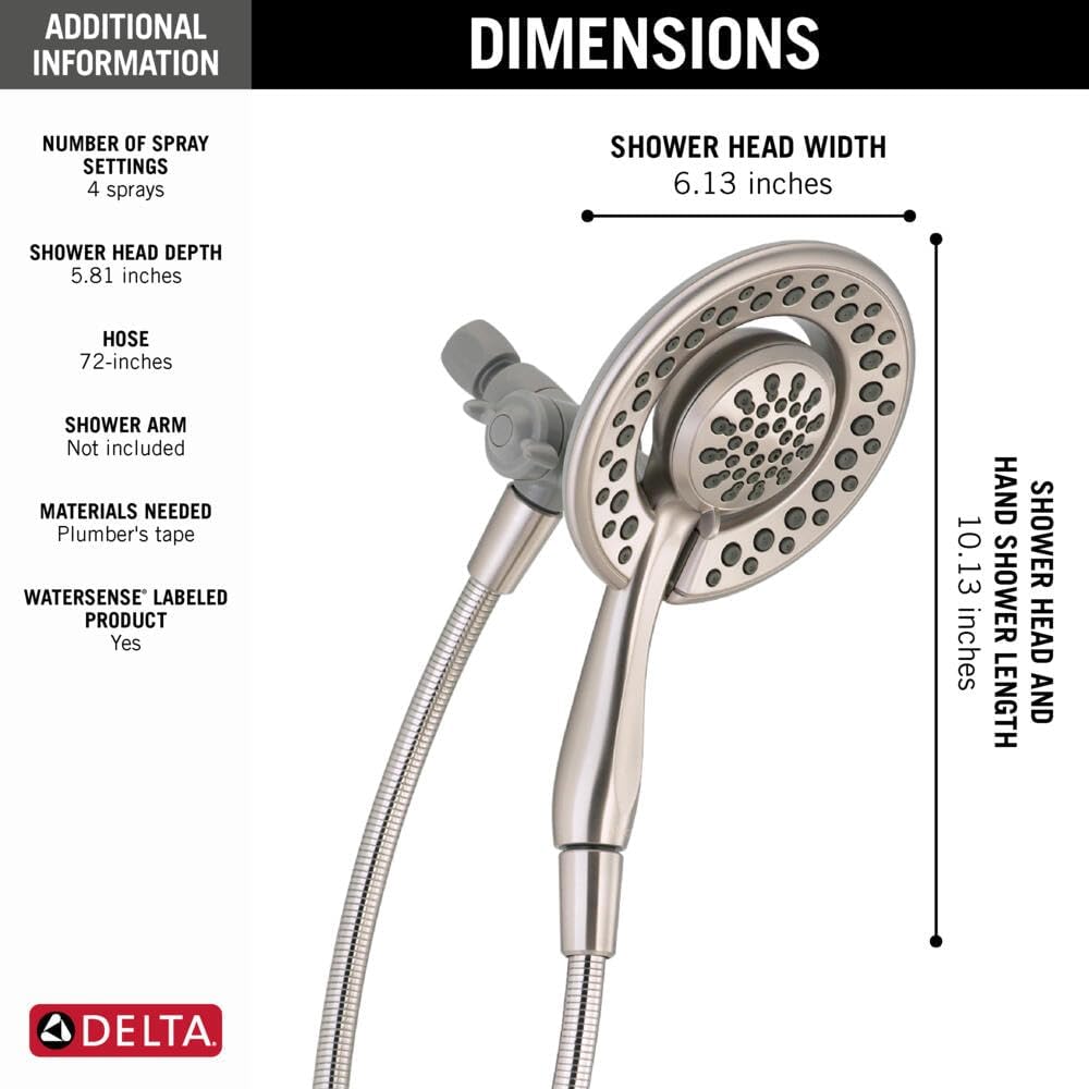 DELTA 75486CSN In2ition Showers with Handshower