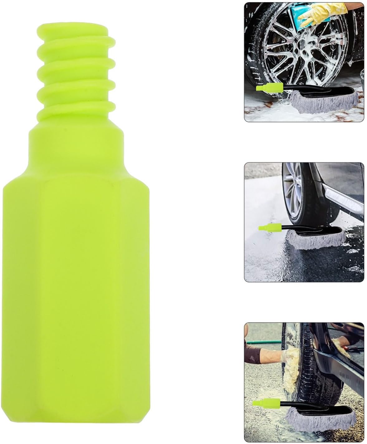 Heavy Duty Threaded Tip Replacement for Mop Broom Handle Adapter
