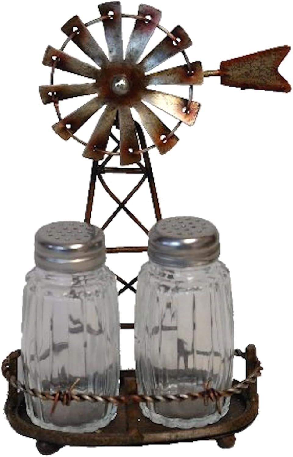 The Bridge Collection Windmill Salt Pepper Set - 3 Piece