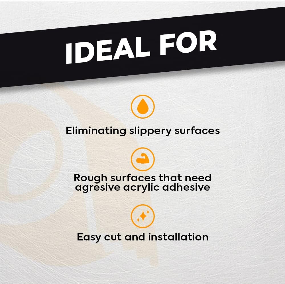 WOD ASTC32 Heavy Duty Anti Slip Tape - 3 Inch x 60 Ft