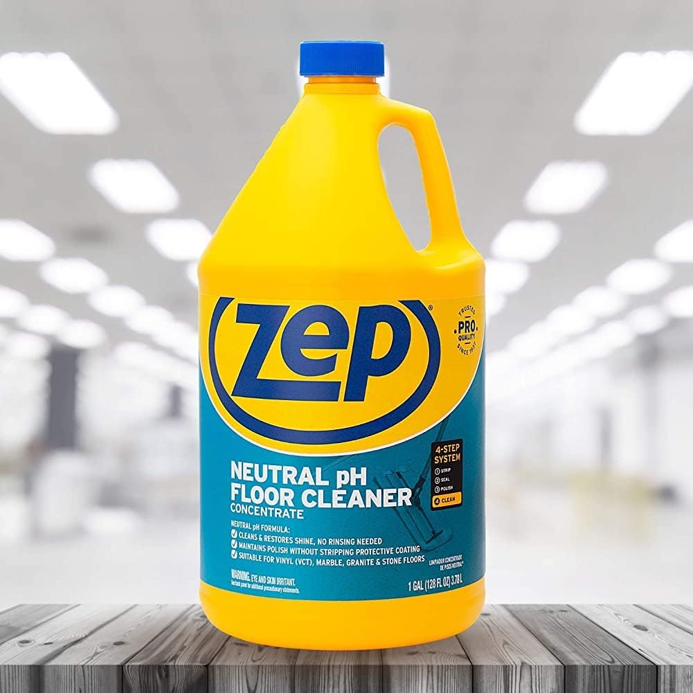 Zep Neutral pH Floor Cleaner 1 Gallon Case of 4 1