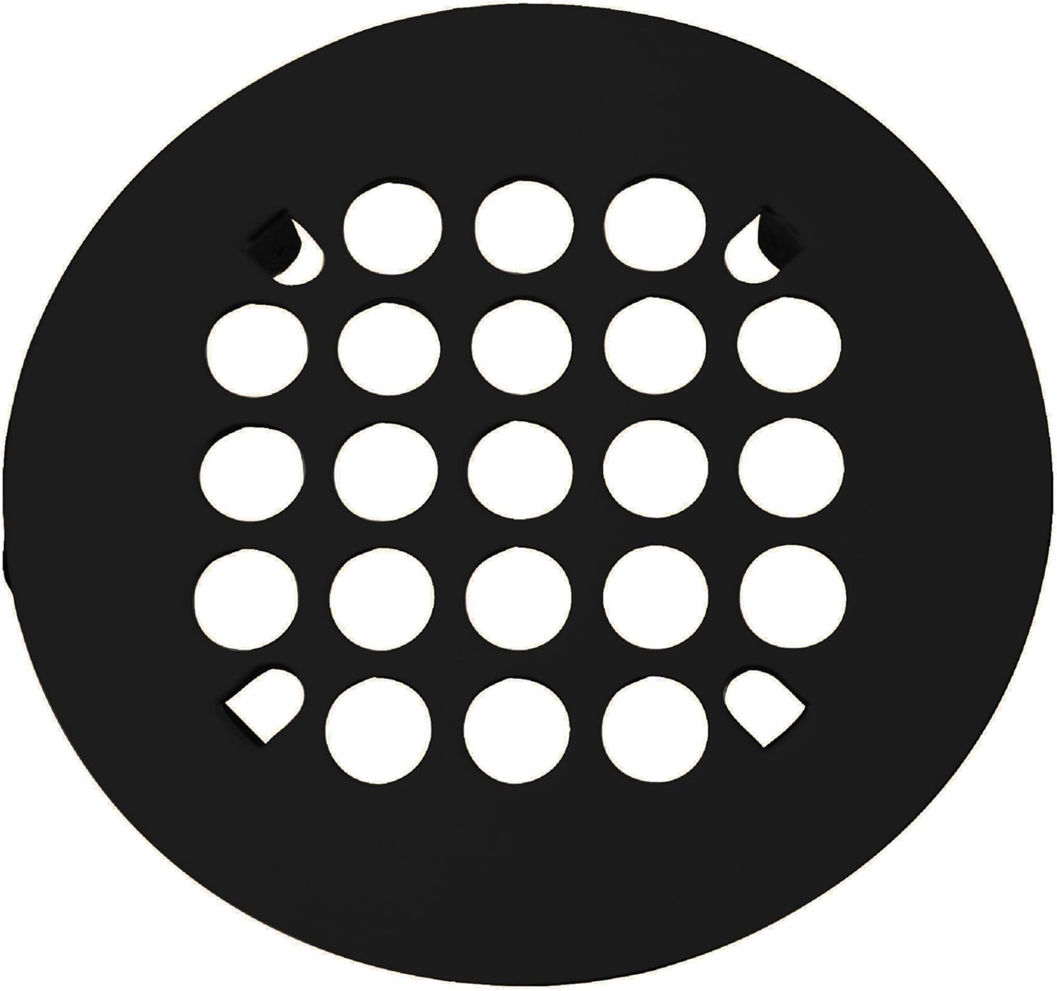 Westbrass Florestone Black Shower Strainer
