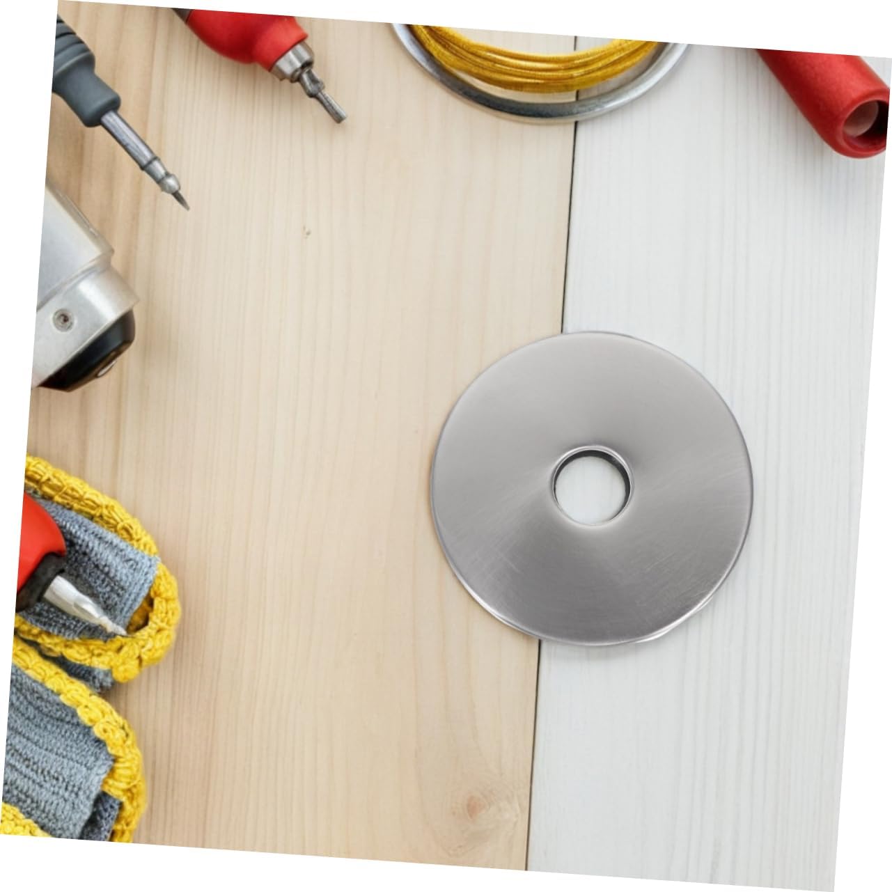 Gadpiparty 2 Pcs Stainless Steel Shower Flange Covers 1
