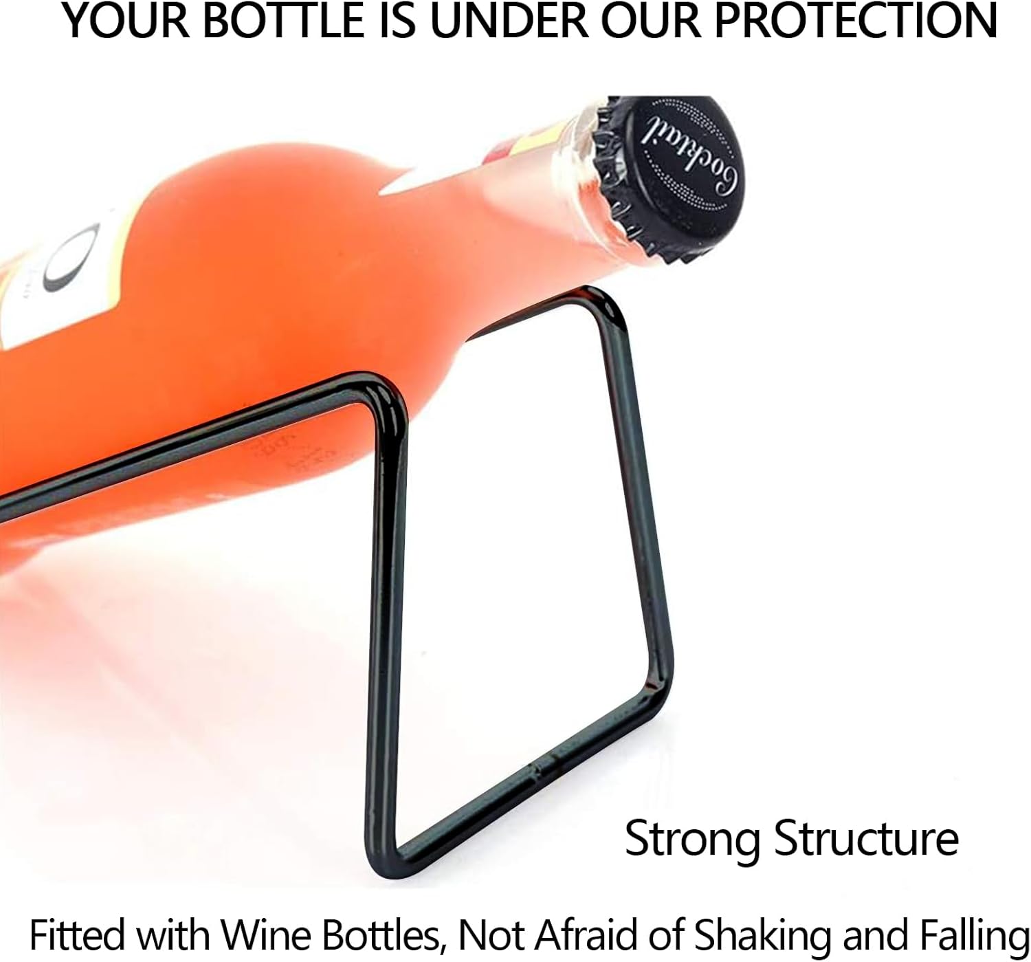 SuproBarware Stainless Steel Wine Rack Set of 6