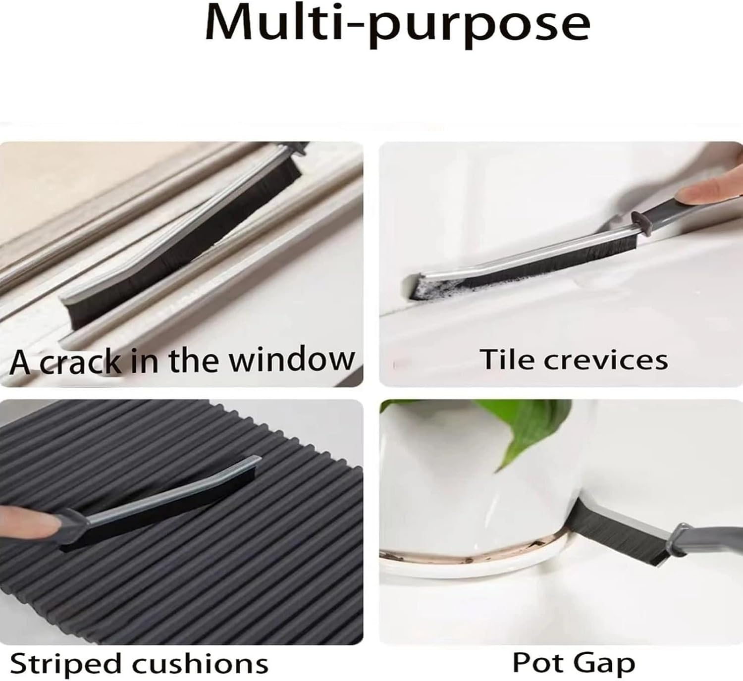5 Pcs Hard Bristle Crevice Cleaning Brush for Narrow Spaces 1