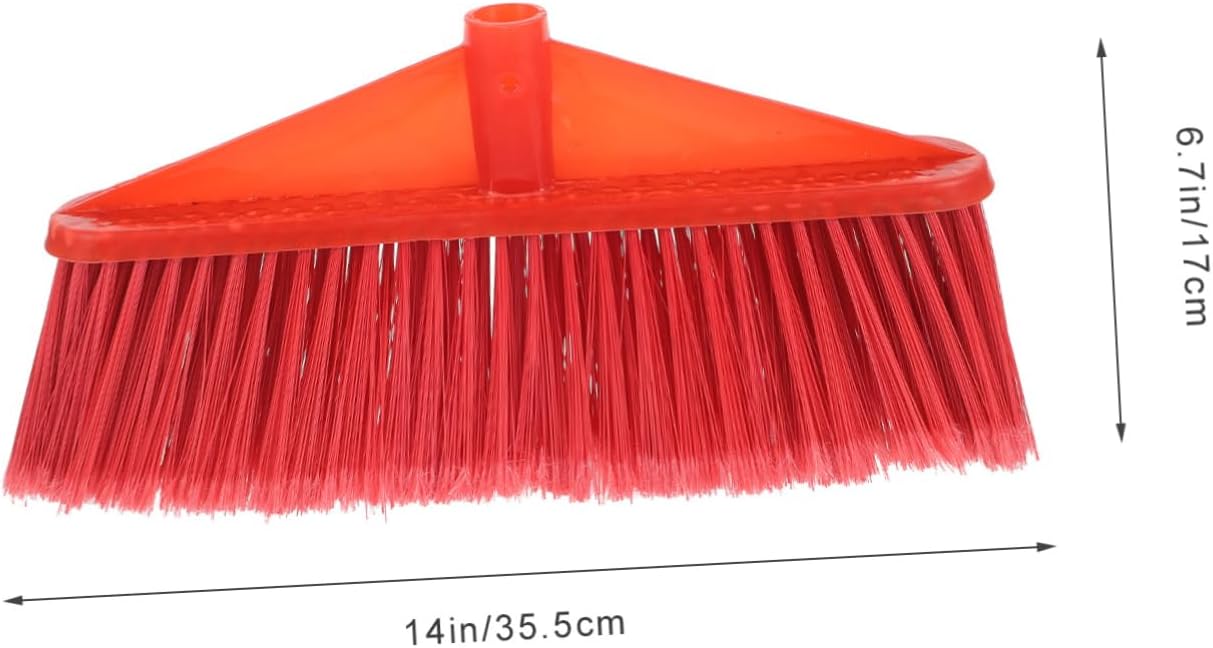 Minkissy Plastic Broom Head Replacement for Home Cleaning