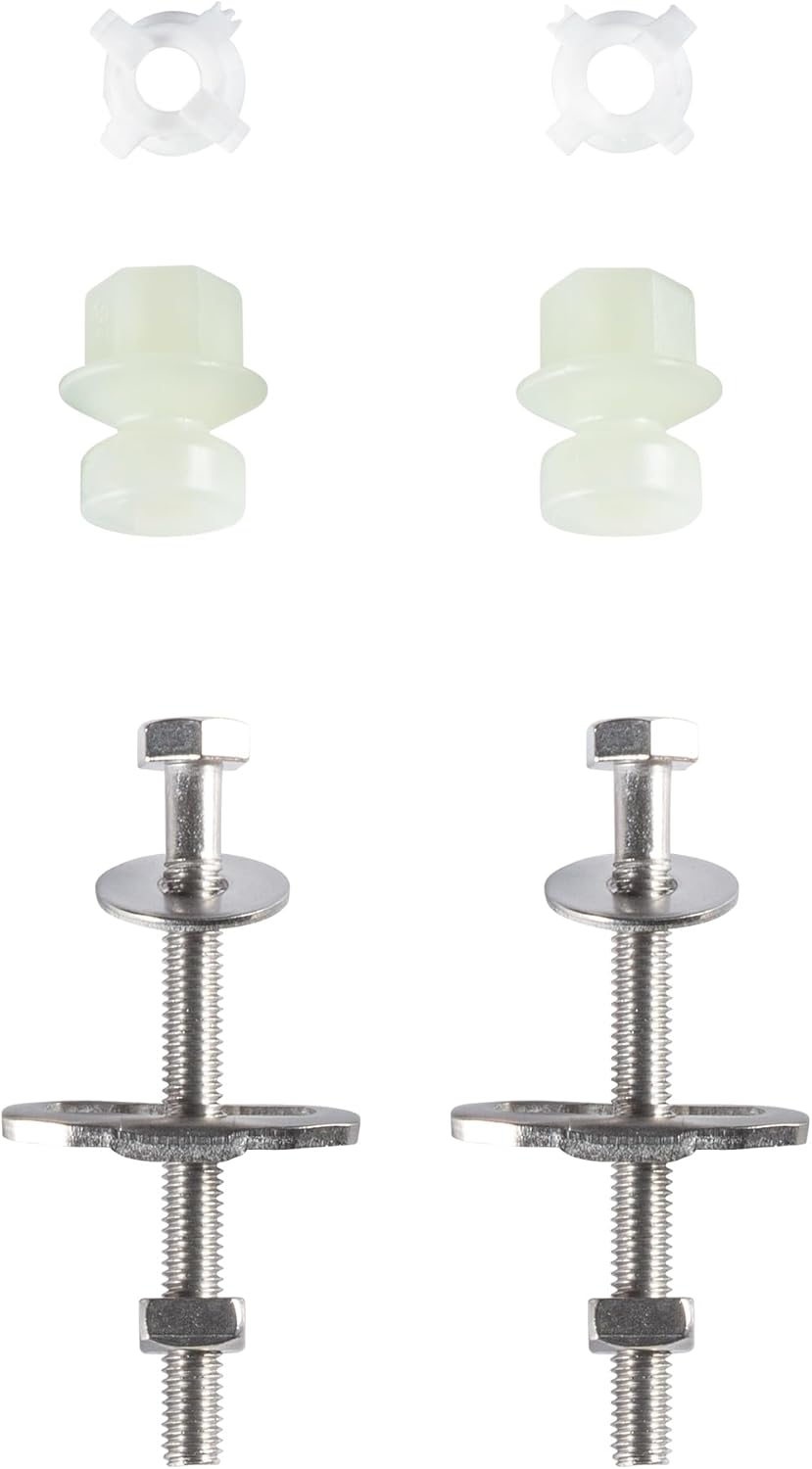 Mayfair Concealed Trapway Toilet Seat Fastening Kit White 1