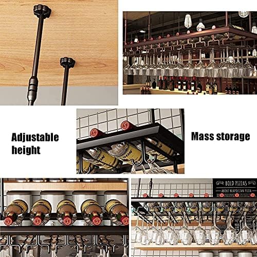 ULAINE Adjustable Iron Wine Rack 60cm