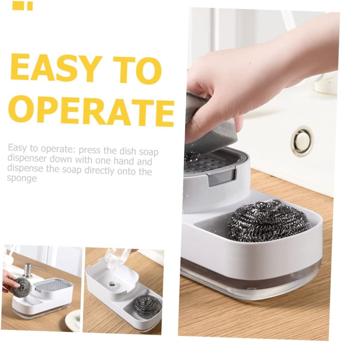 SOPOTUTU Foaming Soap Dispenser for Kitchen Sink