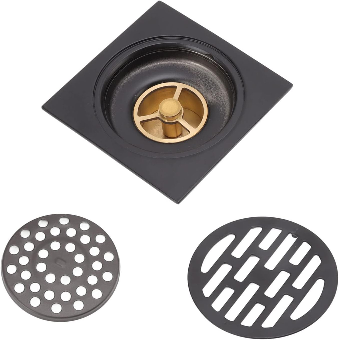 Fafeicy Antique Shower Grate Drain Strainer