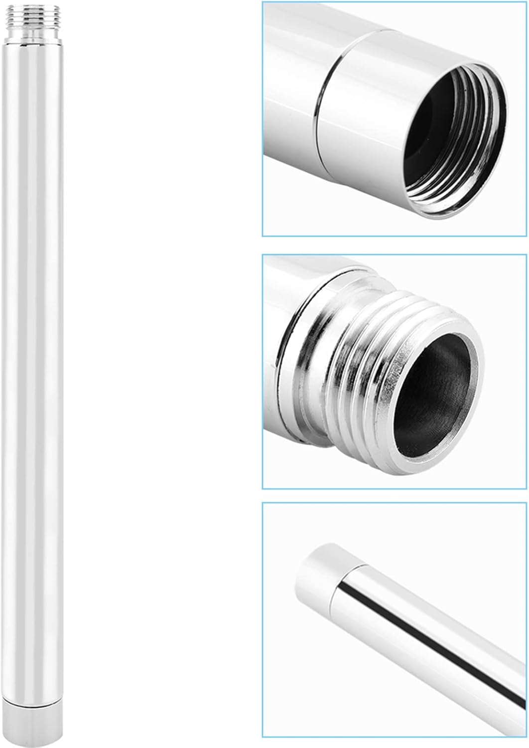 Haofy Extra Long Adjustable Shower Arm with Locking Set Screw