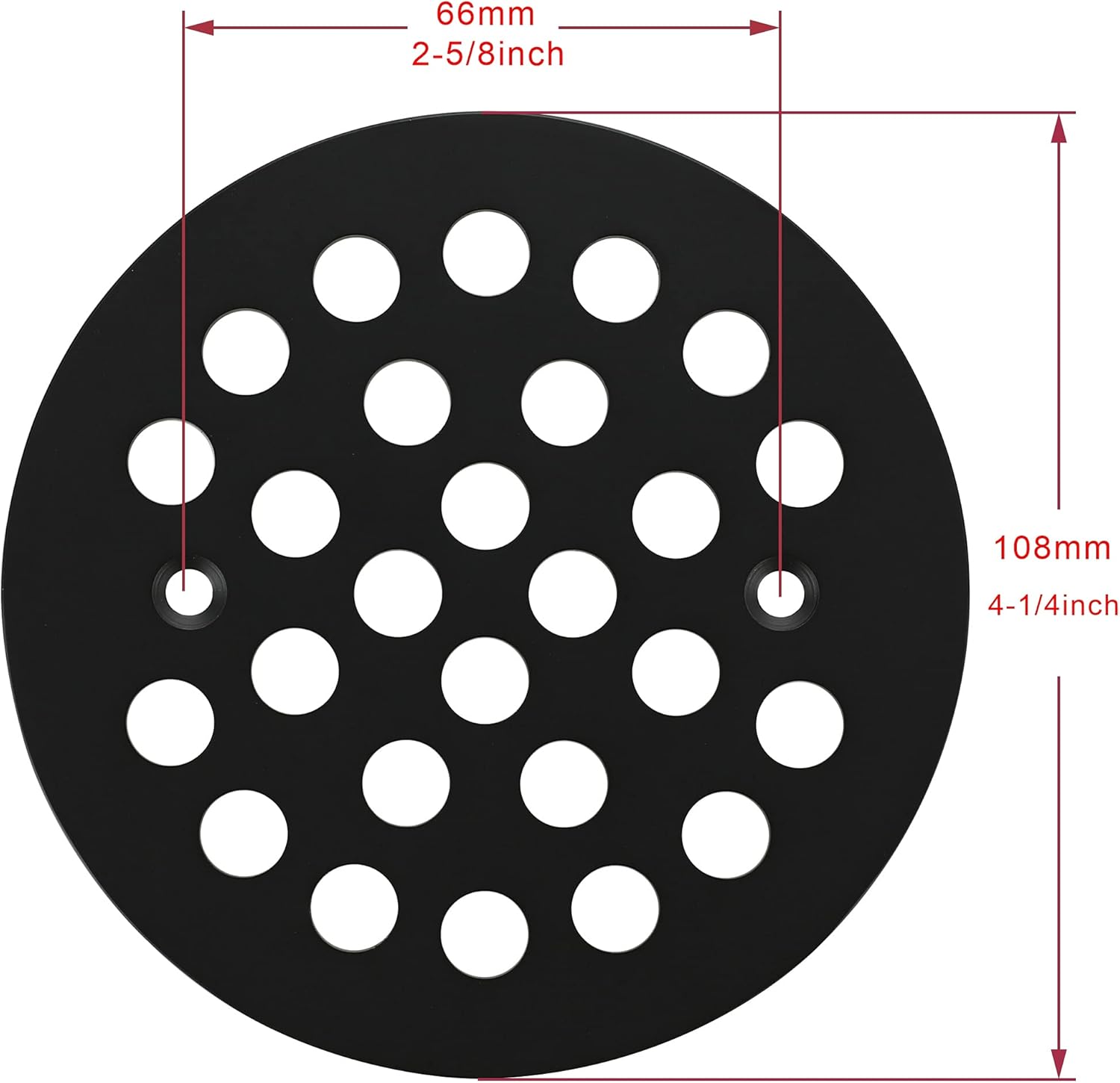 4-14 Inch Screw-in Shower Drain Cover Replacement