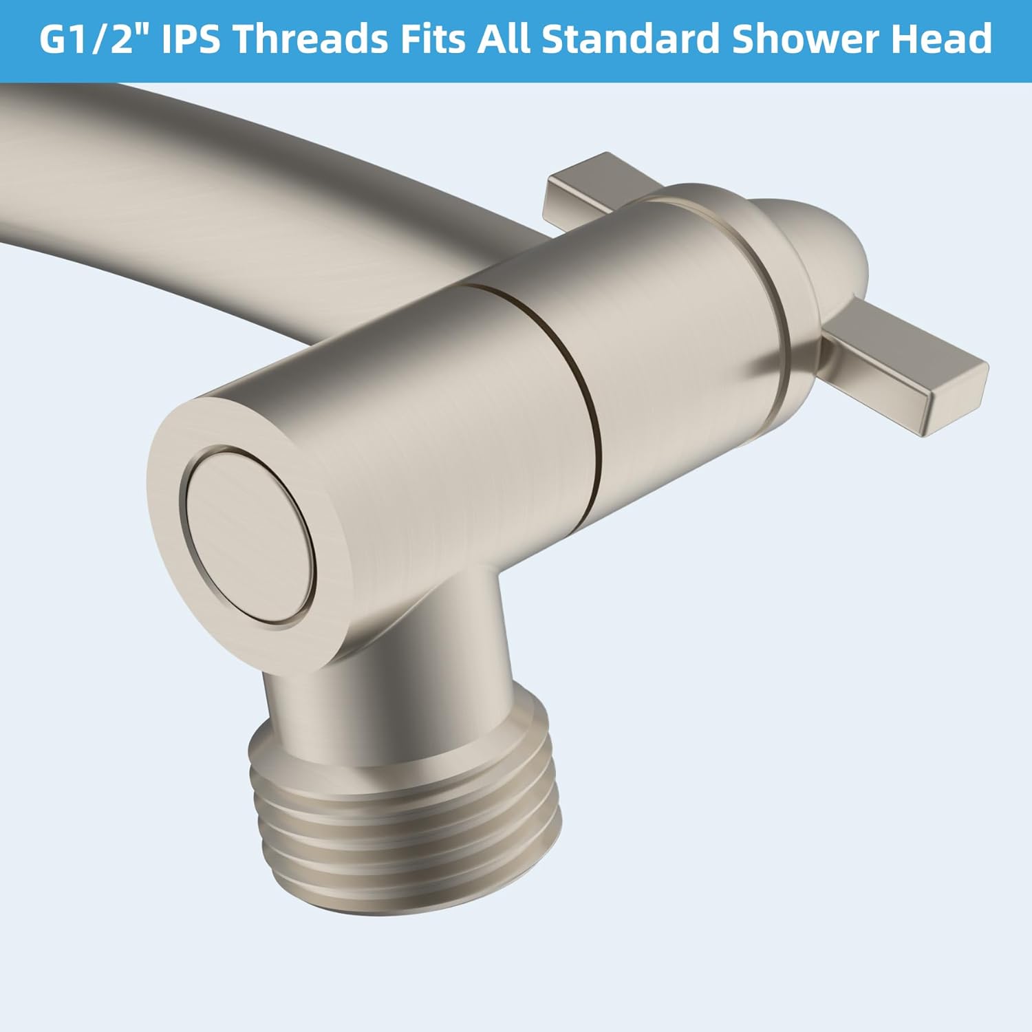 Hibbent 20 All Metal Shower Head Extension Arm