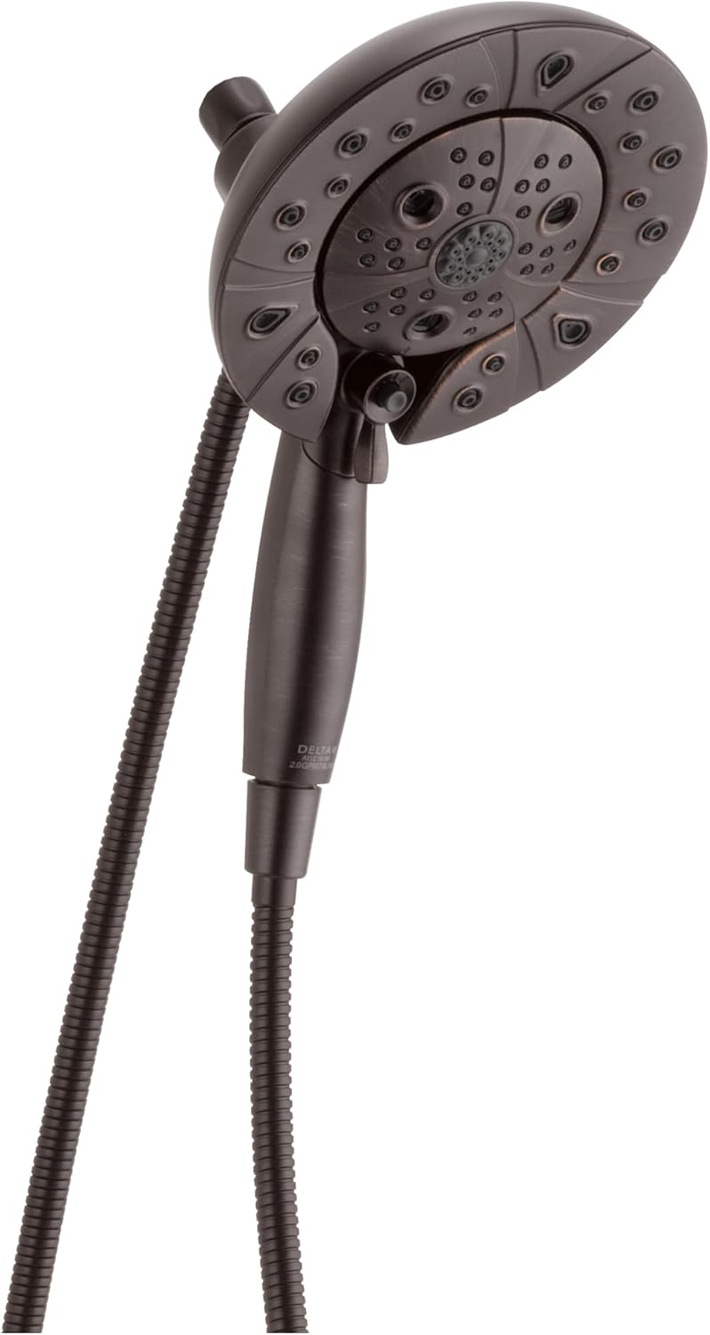 Delta In2ition 5-Setting Hand Held Shower Head with Hose Venetian Bronze