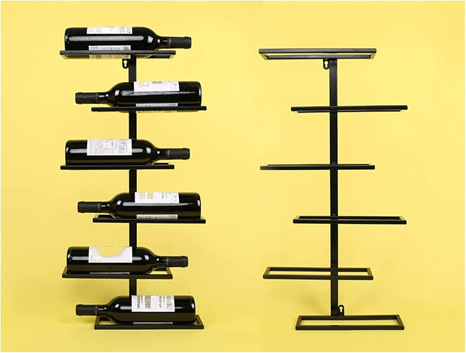 ALDEPO Wall Mounted Wine Rack with Towel Holder 1