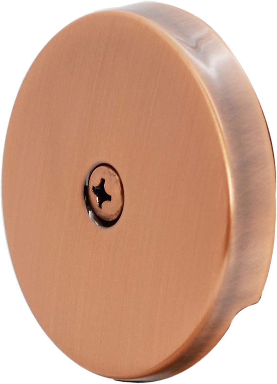 Westbrass D328-11 3-18 Overflow Faceplate - Antique Copper