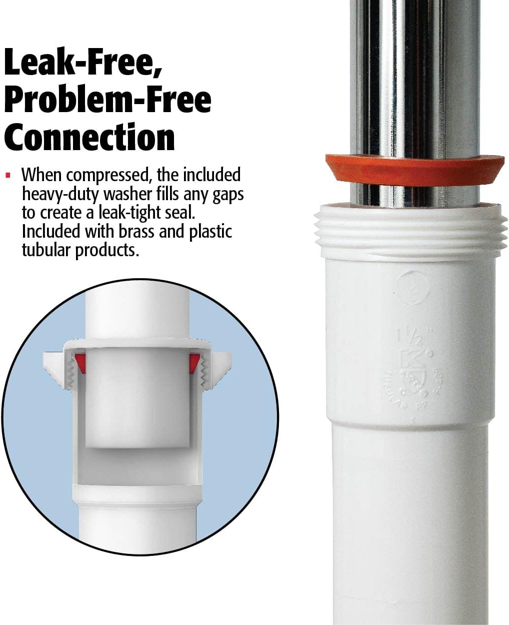 Plumb Pak 200WK P Trap 1-14-Inch White