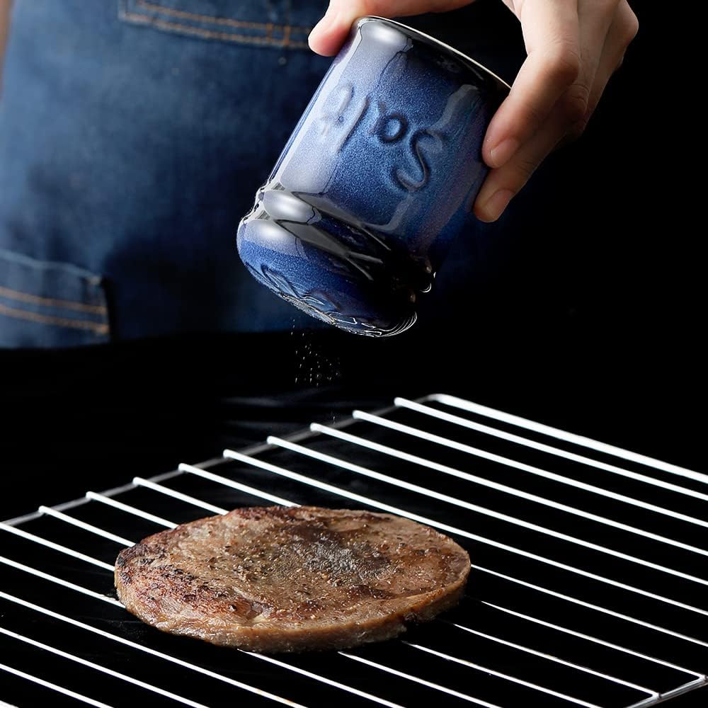 Nihow Ceramic Salt and Pepper Shakers Set