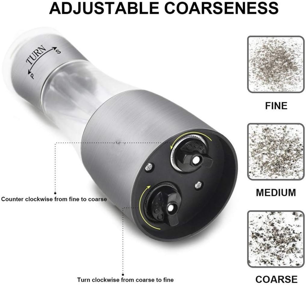sdneNest 2 in 1 Salt and Pepper Grinder Set