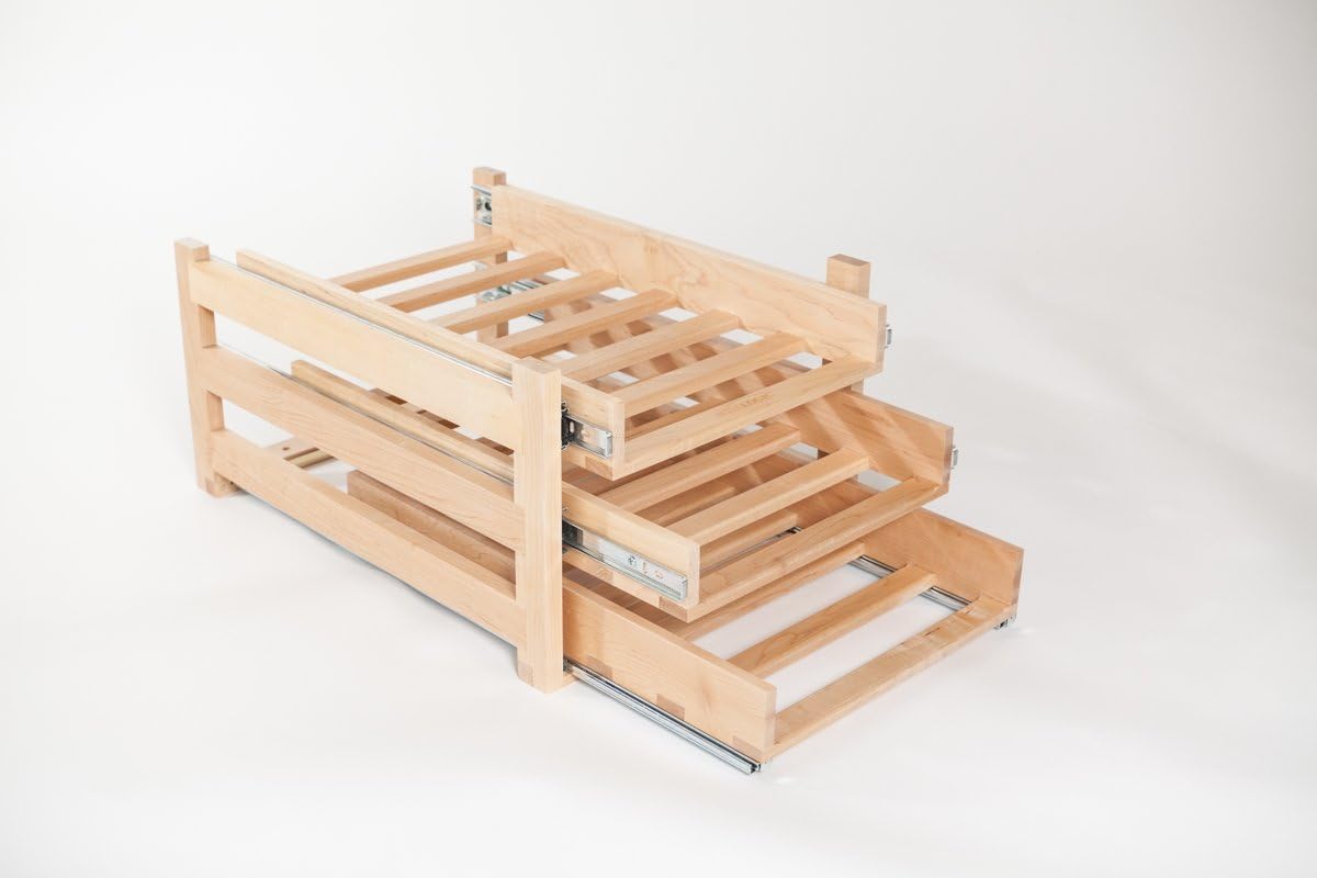 Wine Logic 18-Bottle In-Cabinet Sliding Wine Rack