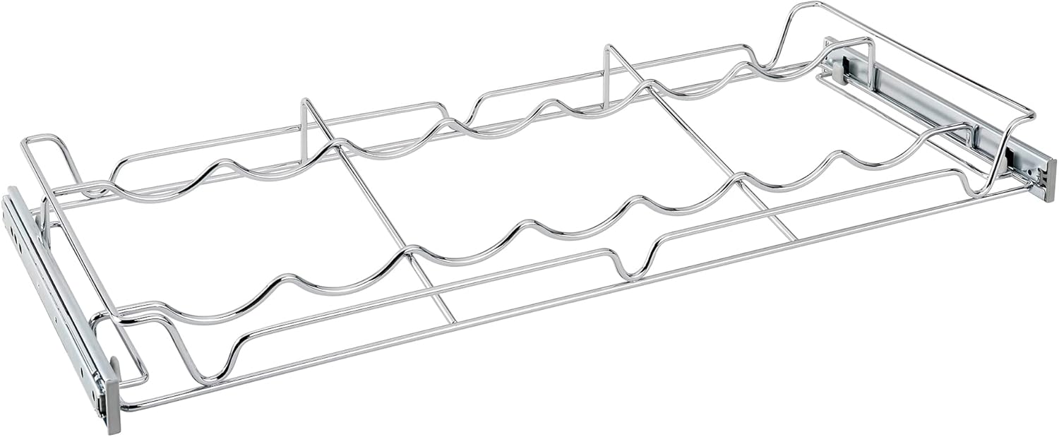 Rev-A-Shelf Pull-Out Wine Rack Organizer 30 Chrome