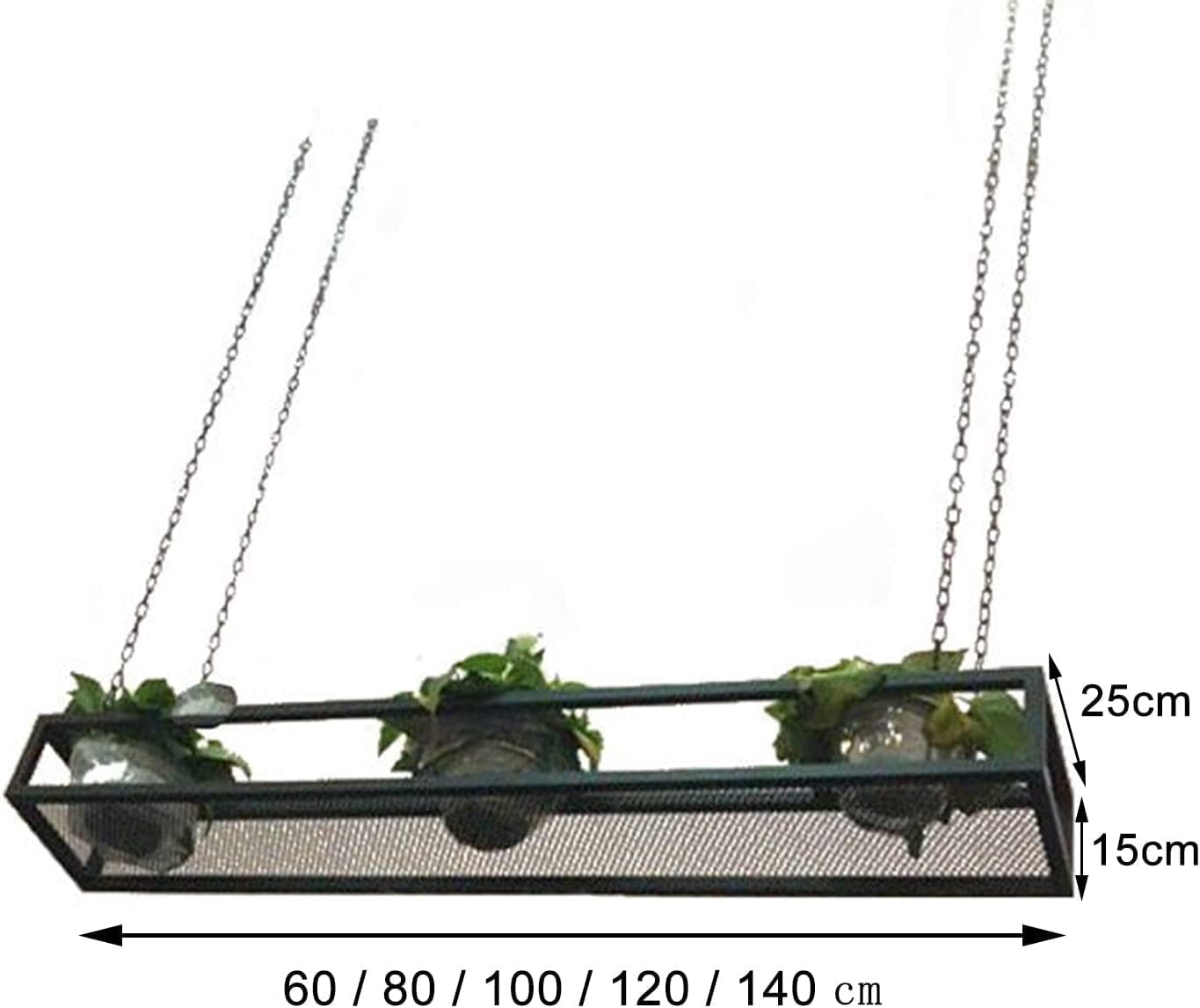 IOCCIOBB Wall Mounted Wine Rack with Chain 1