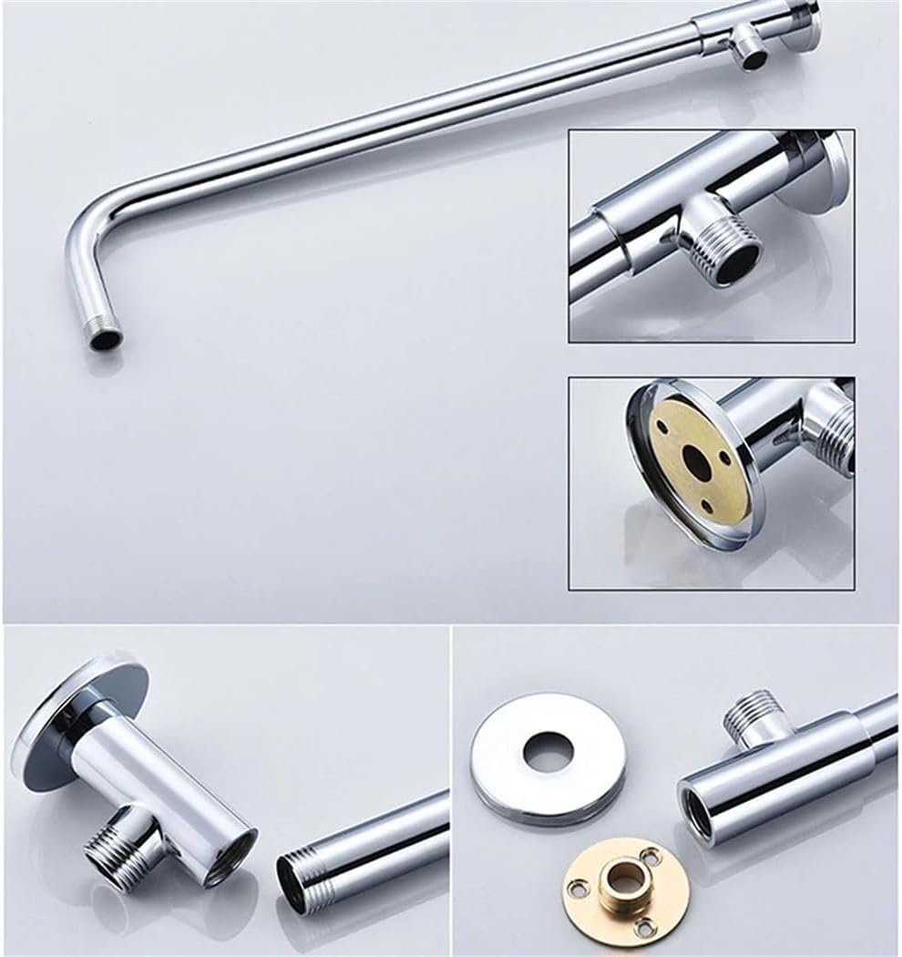 Adjustable Wall Mounted Shower Head Extension Arm 15Cm