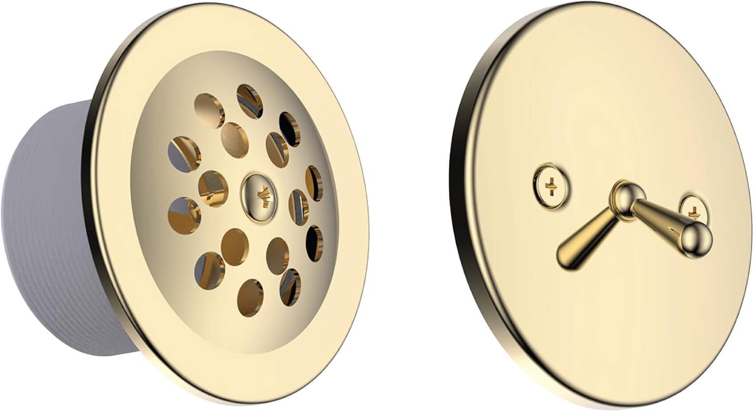 Fine Fixtures Bathtub Drain Kit - Polished Gold