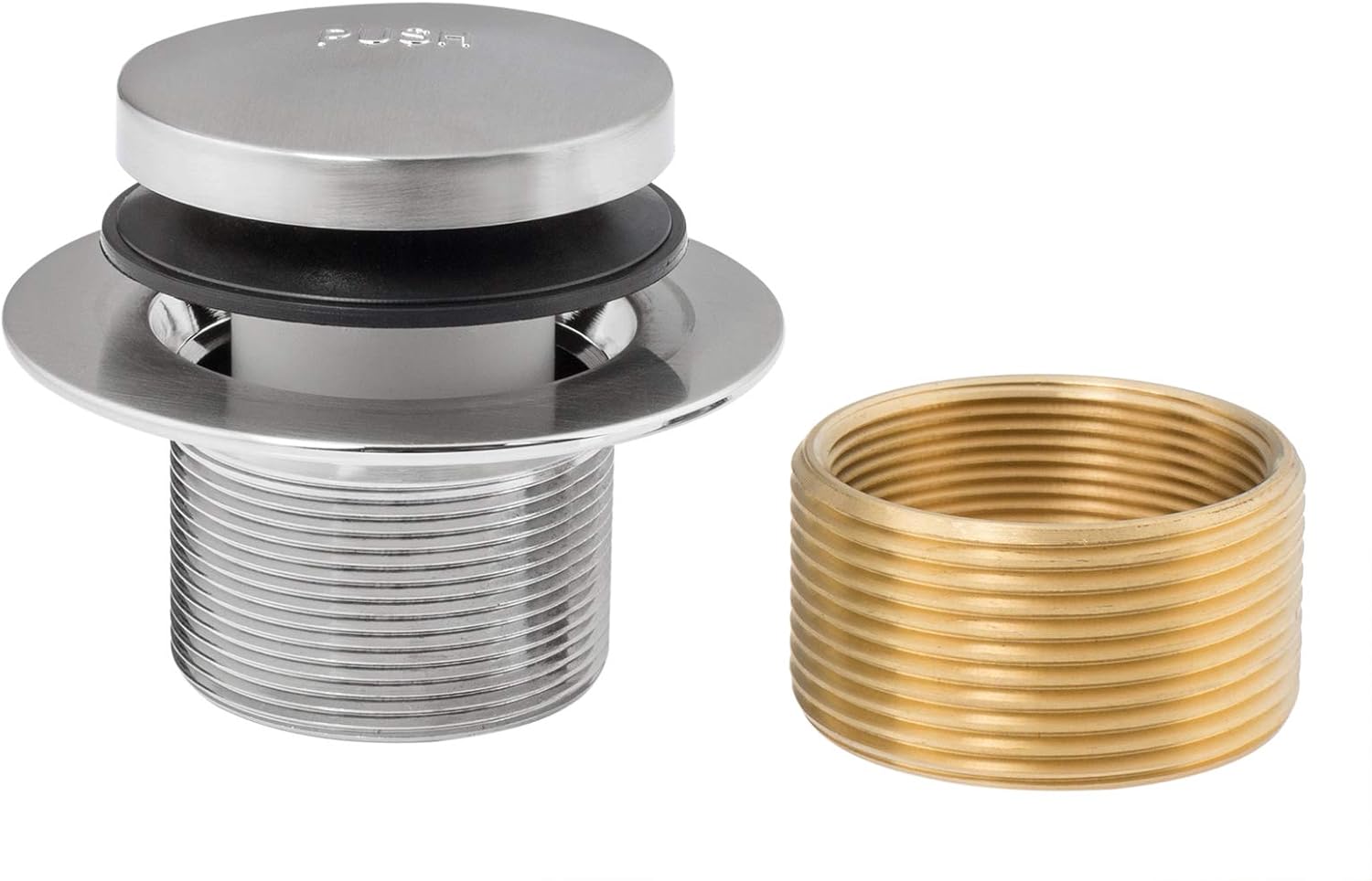 Artiwell Tip-Toe Tub Trim Set Brushed Nickel 1