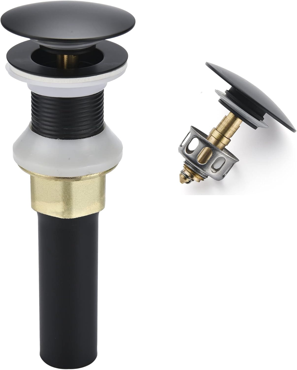 Rockgoya Matte Black Pop Up Sink Drain
