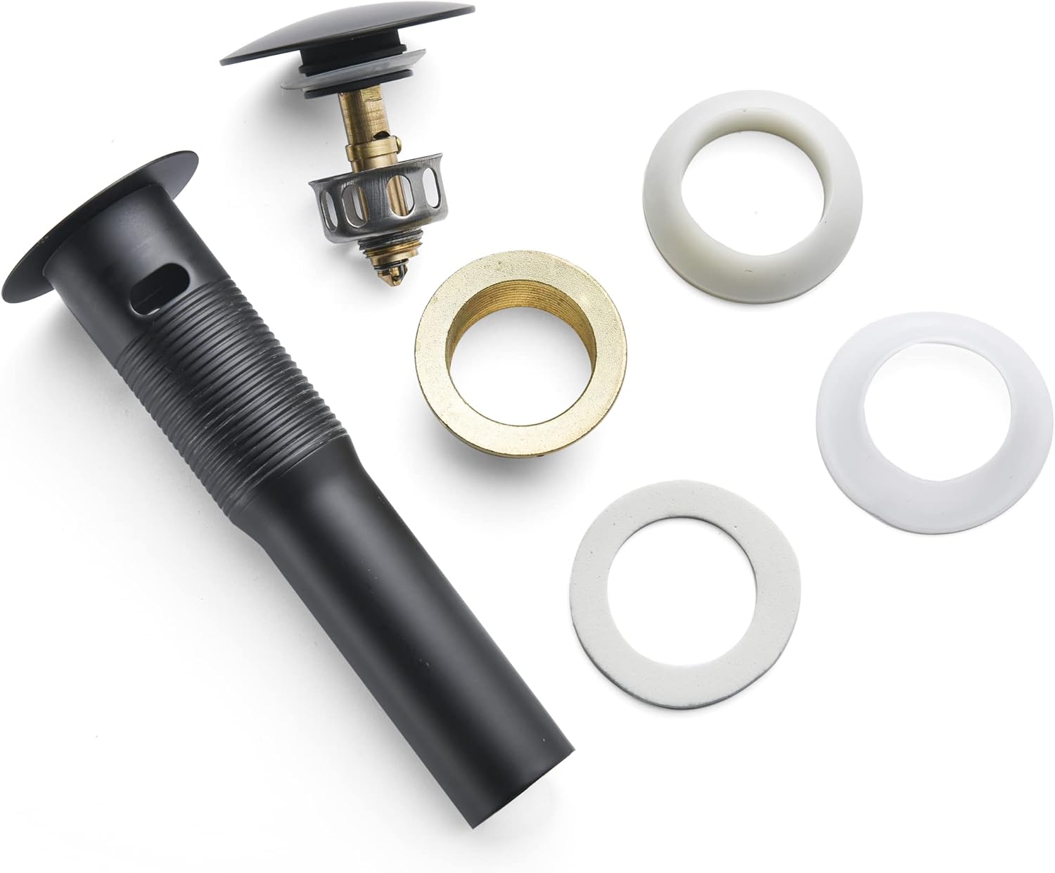 Rockgoya Matte Black Pop Up Sink Drain