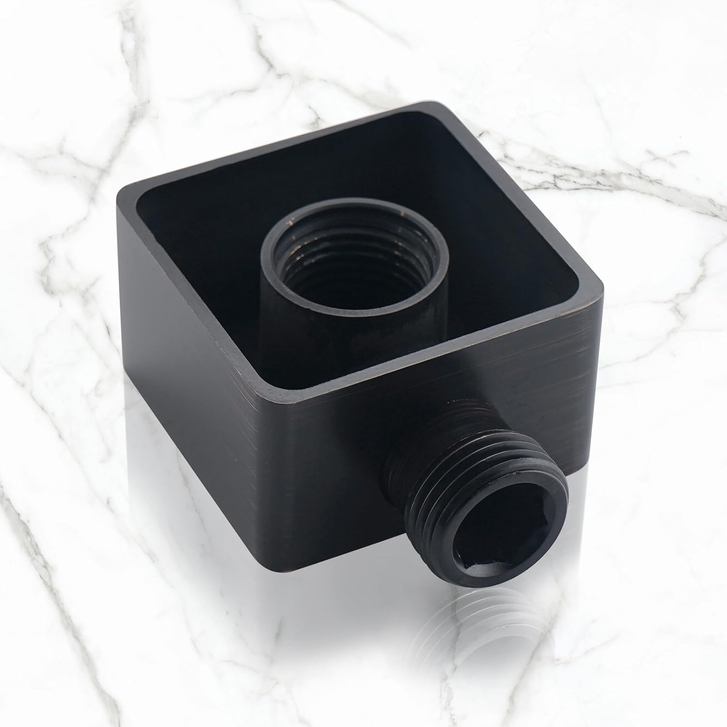 Wall Supply Elbow for Handshower Brass Square Mount Hose Connector G12