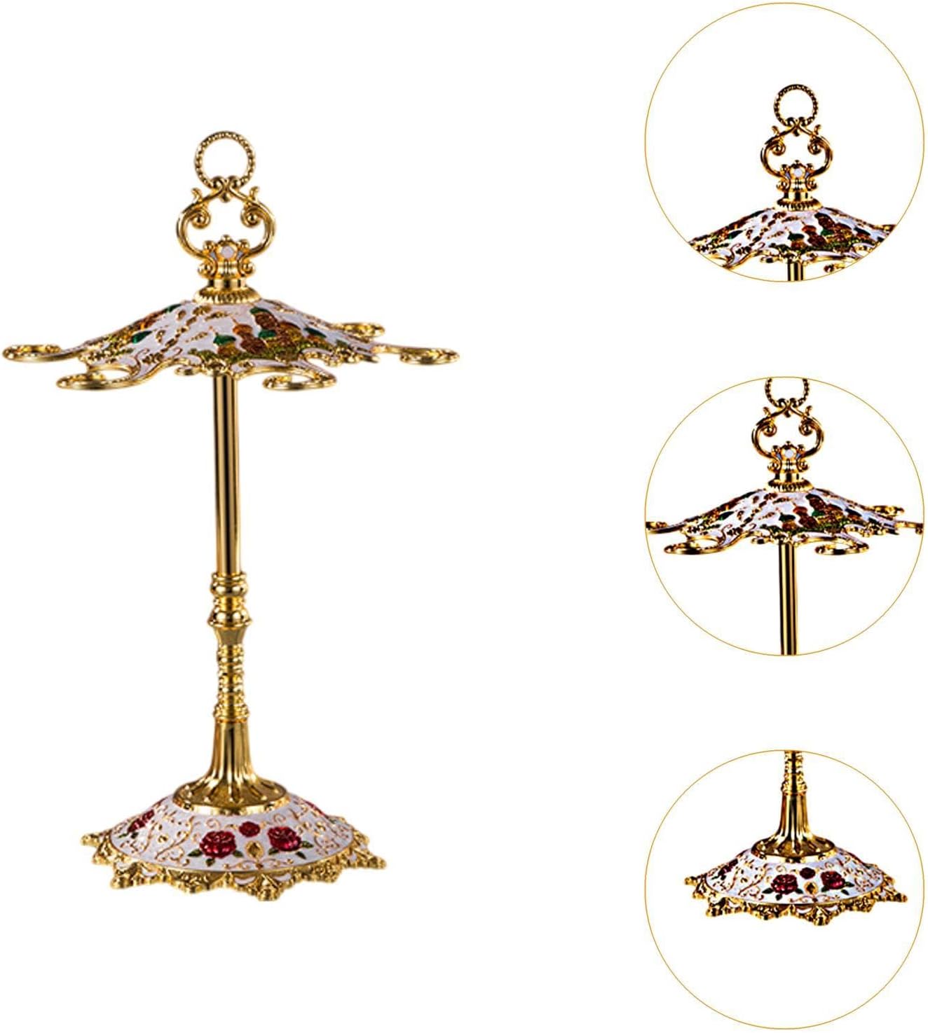 Bothyi Gold Wine Glass Drying Rack with Stemware Display