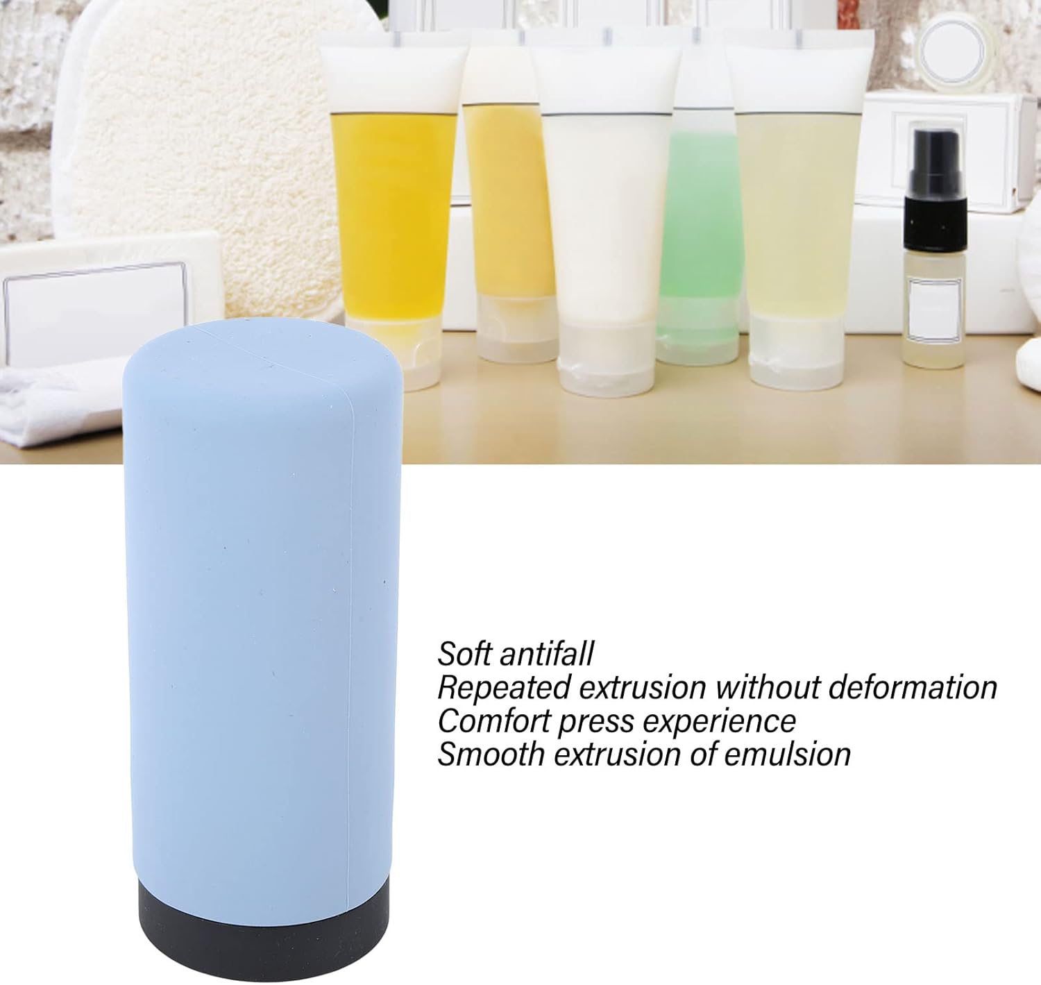 Zerodis Dish Detergent Squeeze Bottle Refillable Dispenser