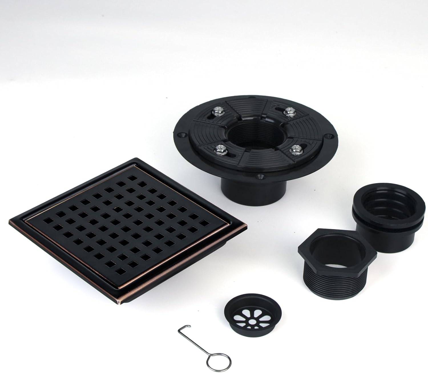 SaniteModar 6 Inch Shower Floor Drain with Flange