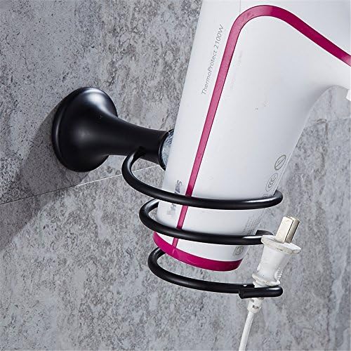 Liaozy888 Black Alloy Crystal Hand Dryer Holder