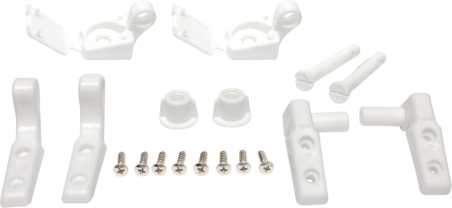 Plumb Pak PP835-34 Toilet Seat Hinge White 4 x 5