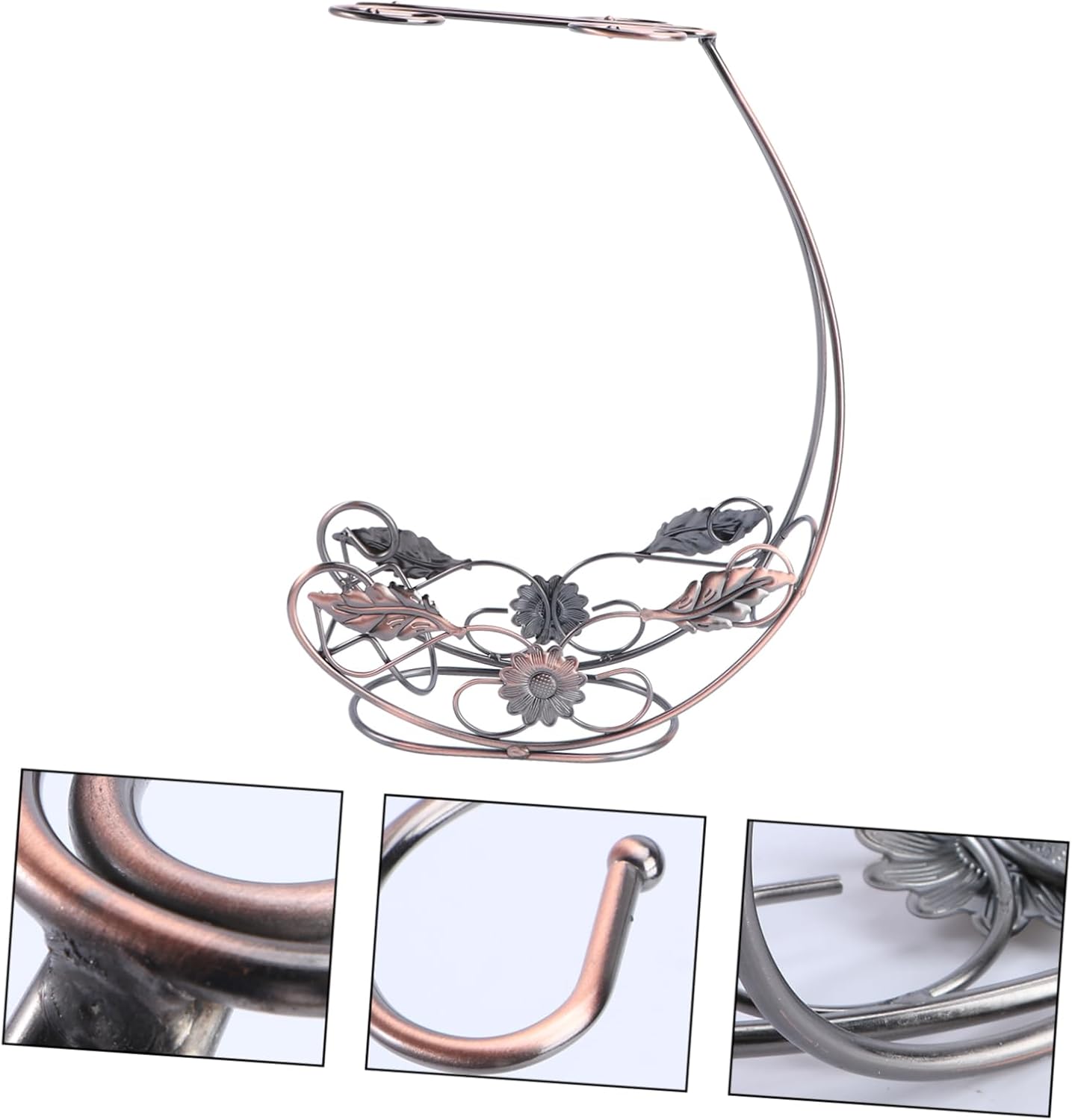 Cabilock Iron Wine Goblet Rack for Home Decor