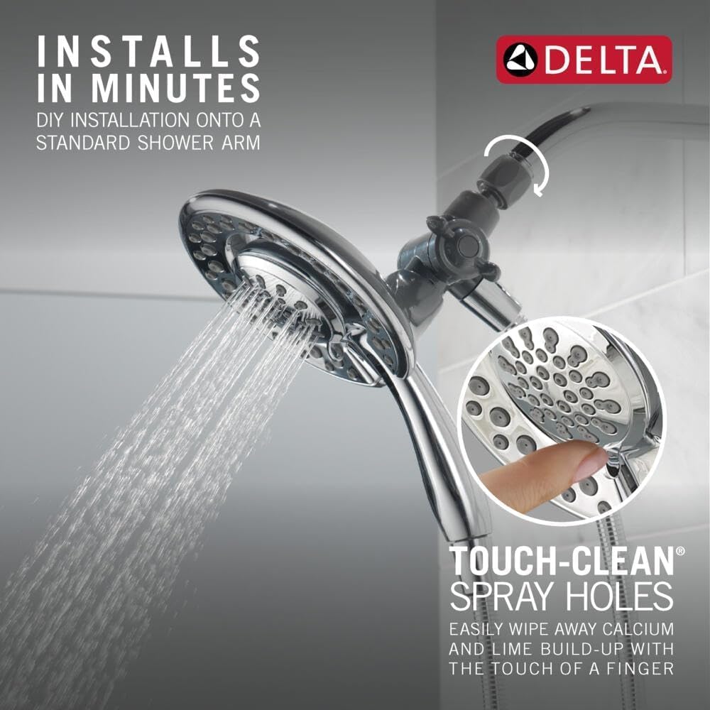 Delta In2ition 4 Setting 2-in-1 Handheld and Showerhead Chrome 1