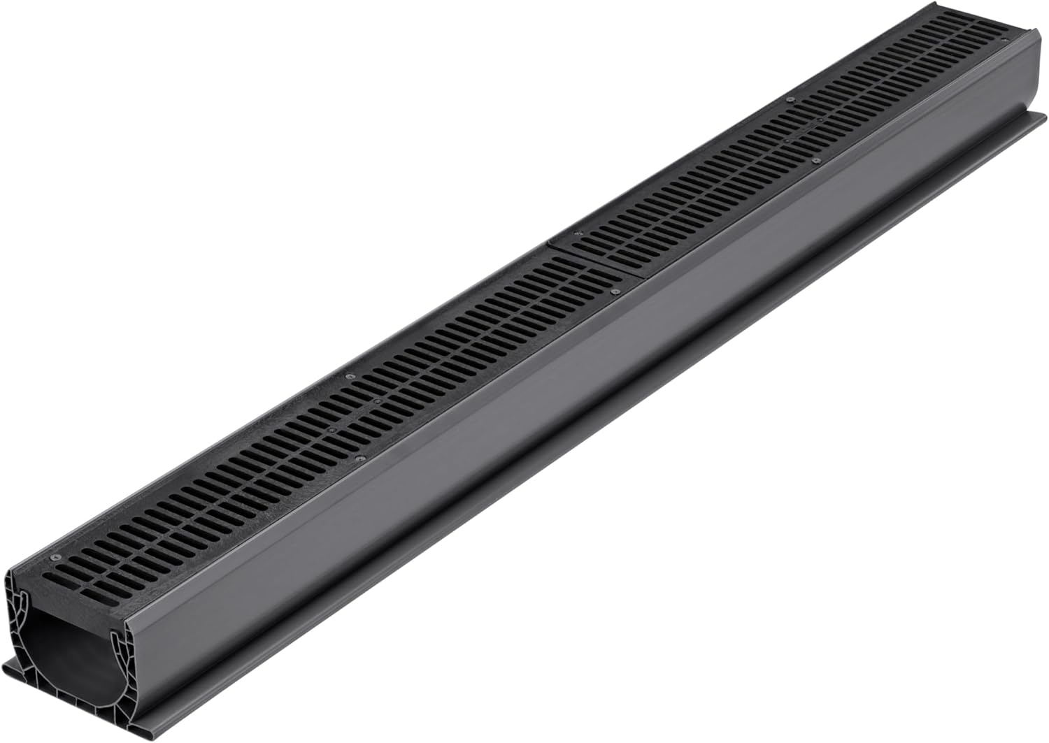 NDS Black 243 2 Speed-D Channel Drain Grate 1