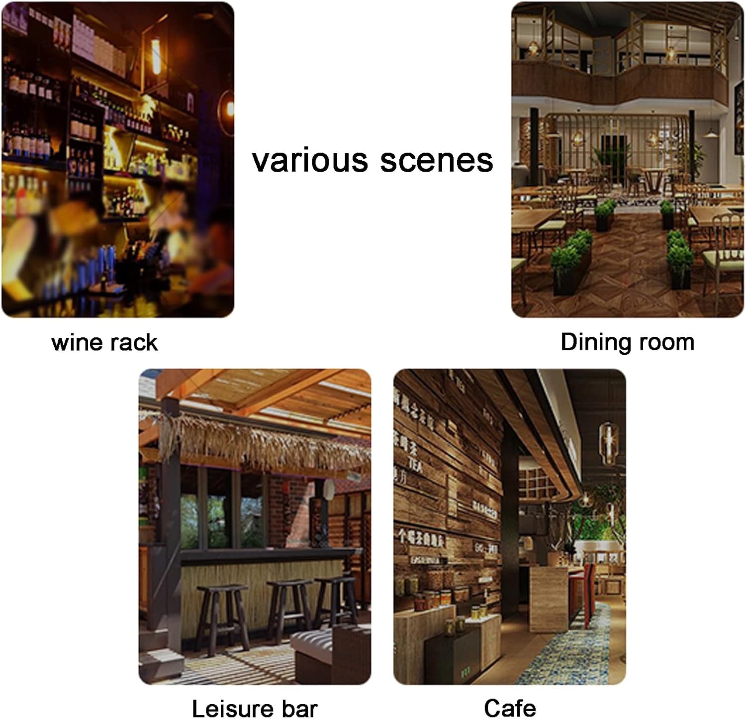 Generic Adjustable Ceiling Wine Rack with Glass