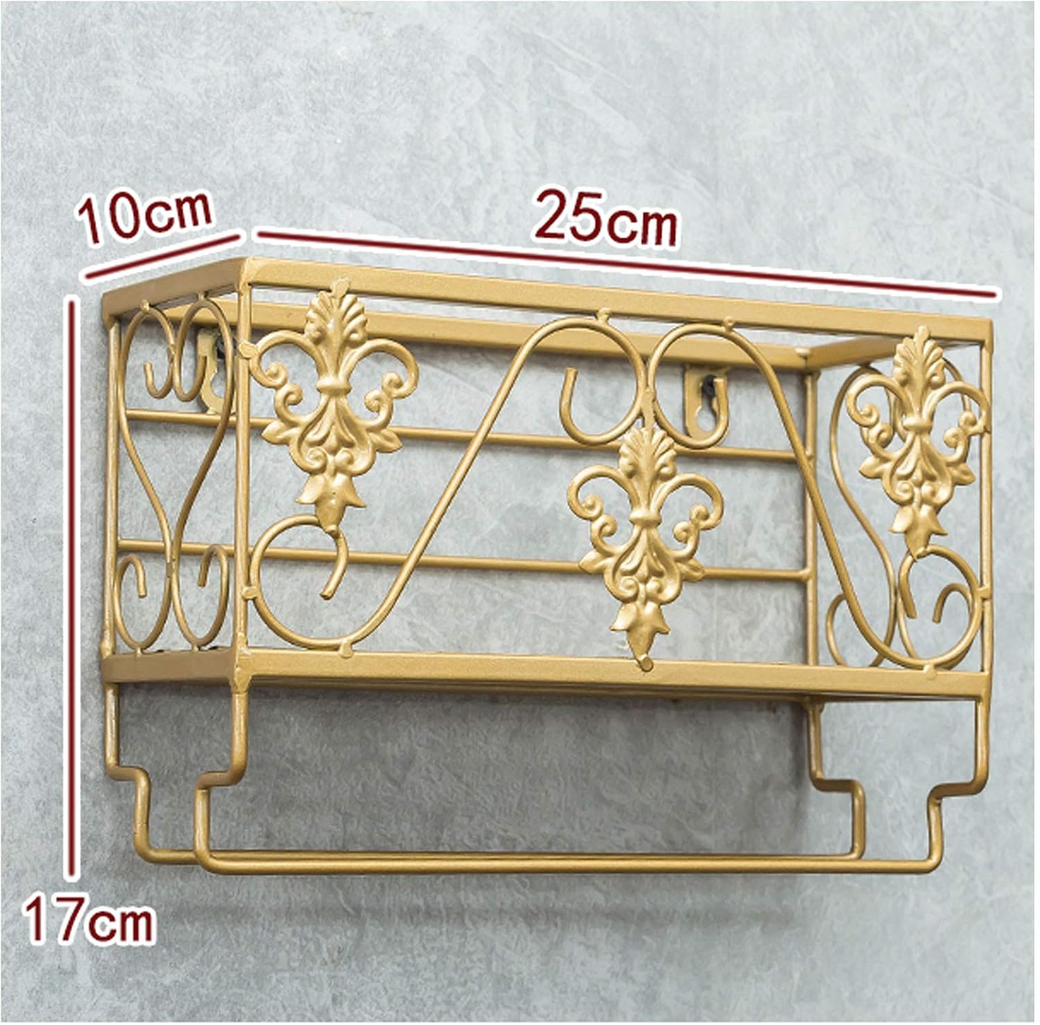 BOCbco Iron Art Wall-Mounted Wine Racks 1