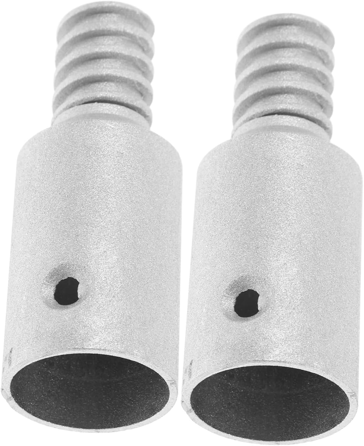 2pcs Metal Threaded Tip Replacement Kit for Broom and Mop Handles