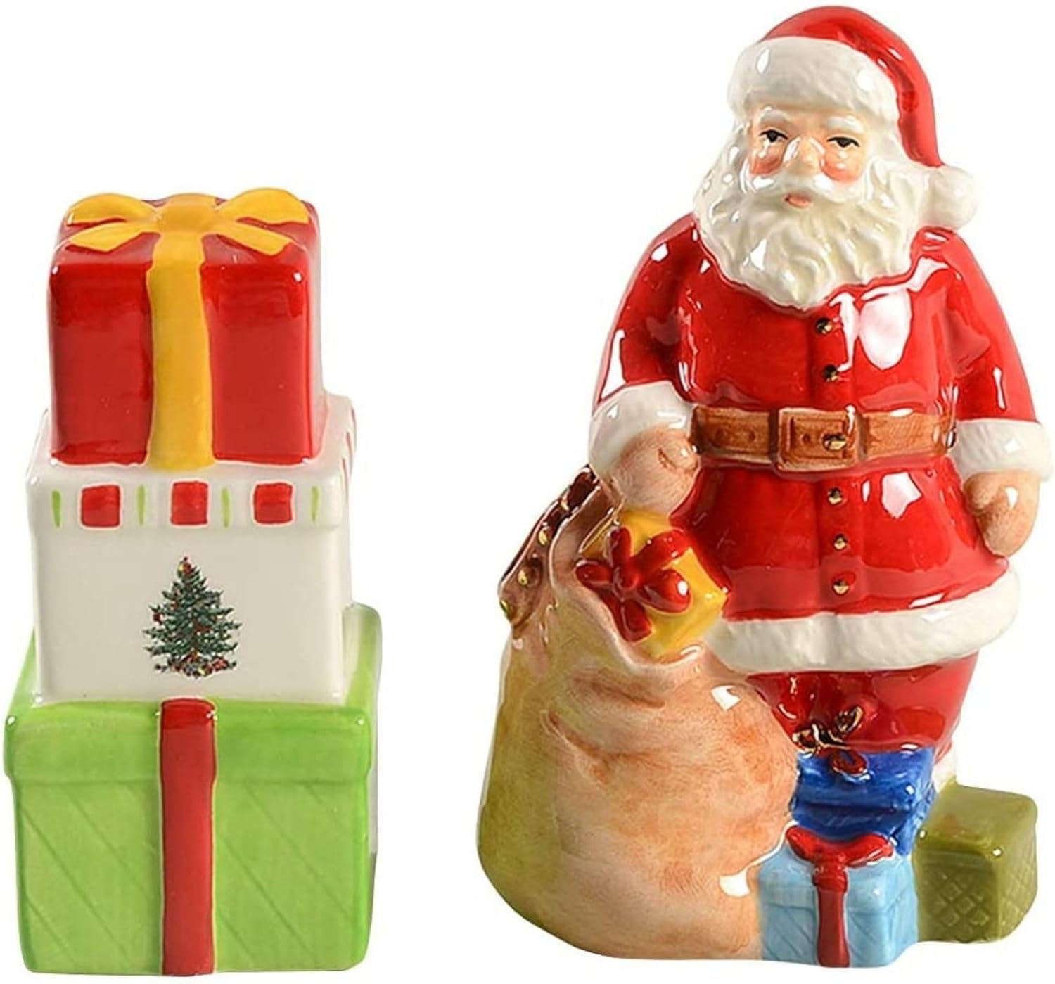 Spode Christmas Tree Salt Pepper Shaker Set 2-Piece