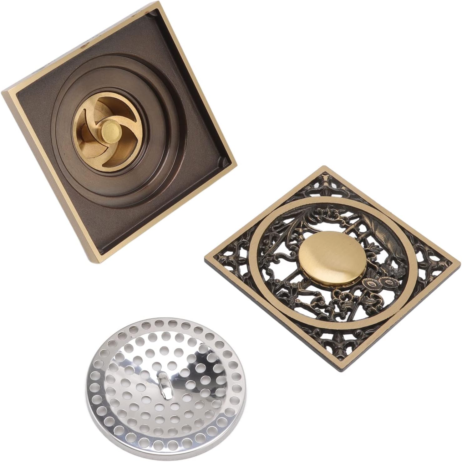 Biitfuu Quadrate Floor Drain for Bathroom and Kitchen