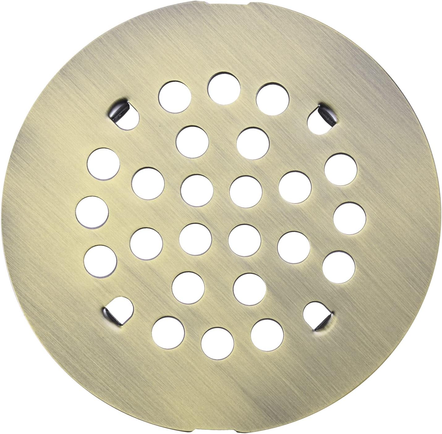 Bropury 4-14-Inch Snap-in Shower Drain Cover Stainless Steel Antique Bronze