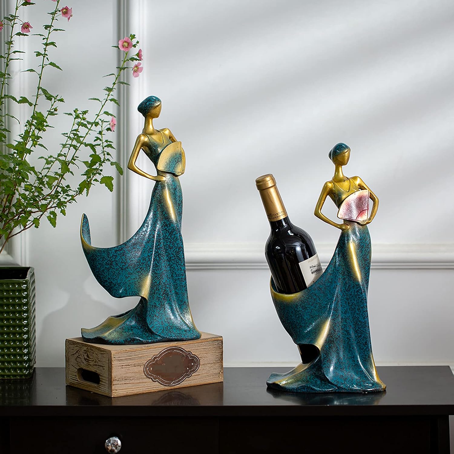 NUPTIO Wine Bottle Rack Countertop Stand