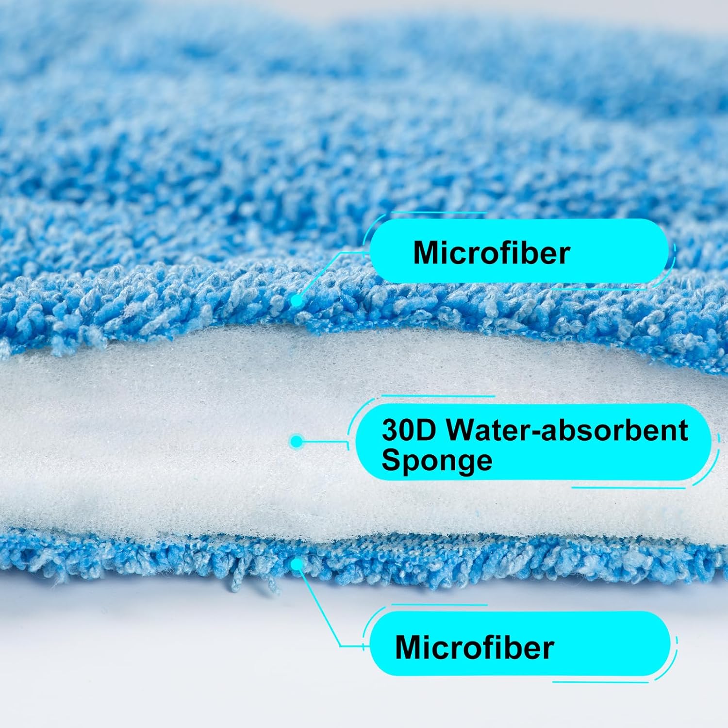 HHQ Commercial Microfiber Carpet Bonnet 2 Pack