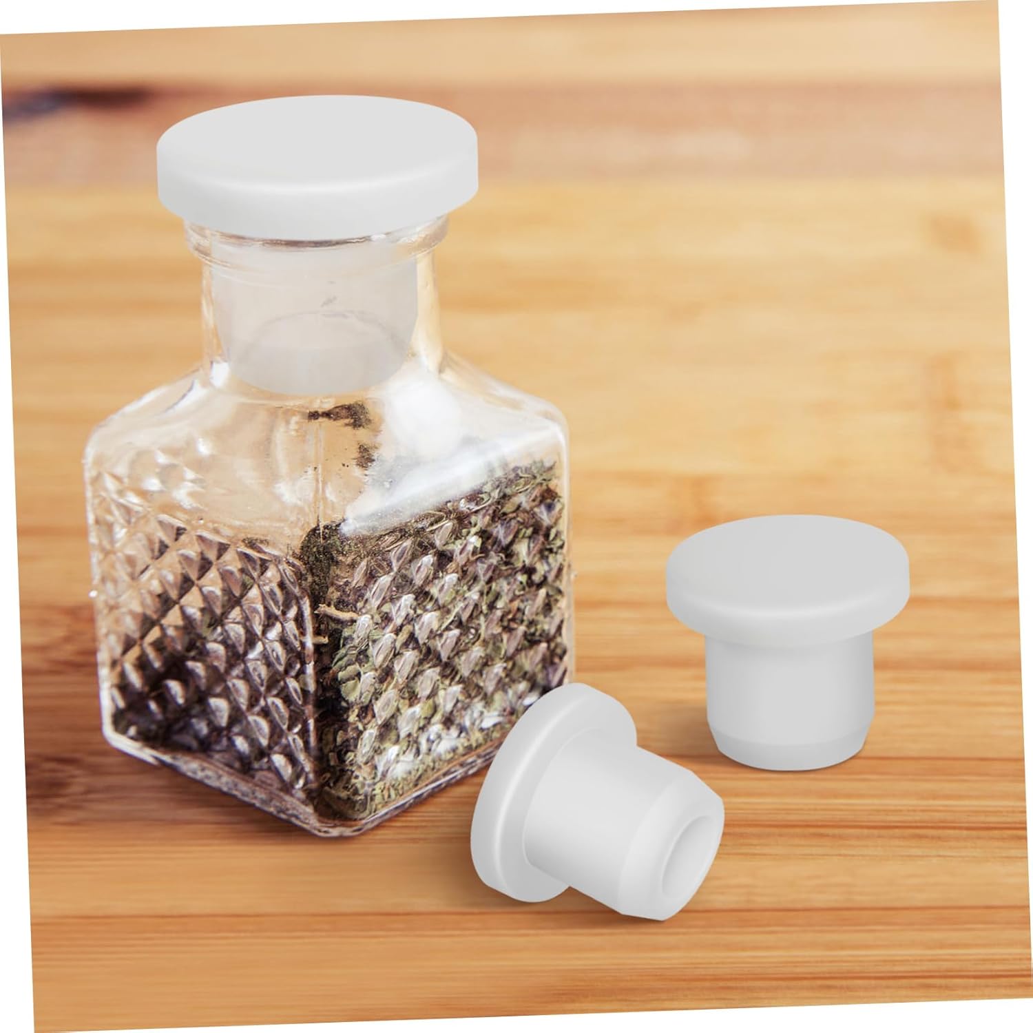 OUNONA 25 Pcs Salt Pepper Stoppers Replacement