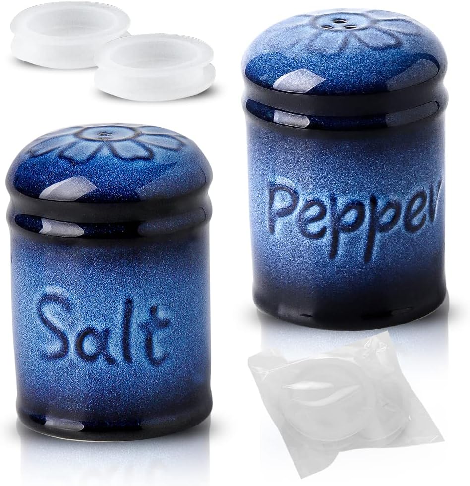 Nihow Ceramic Salt and Pepper Shakers Set